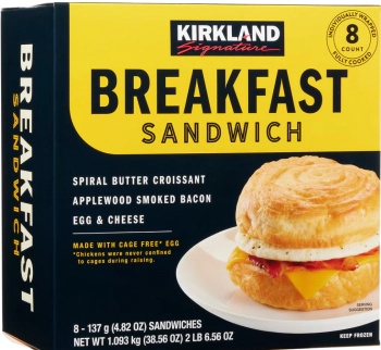 KIRKLAND SIGNATURE 브렉퍼스트샌드위치1.09KG/137GX8