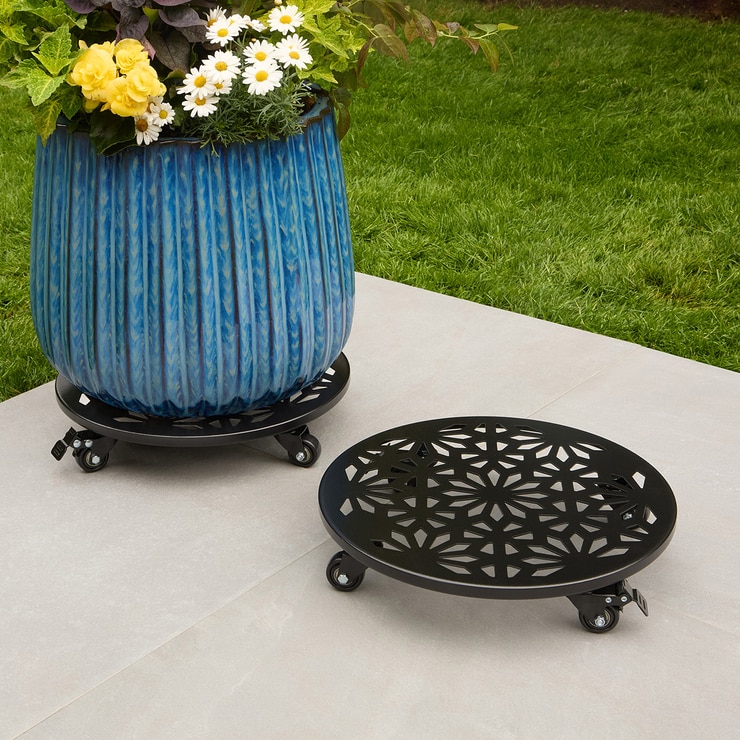 스틸 화분 받침대 2PK