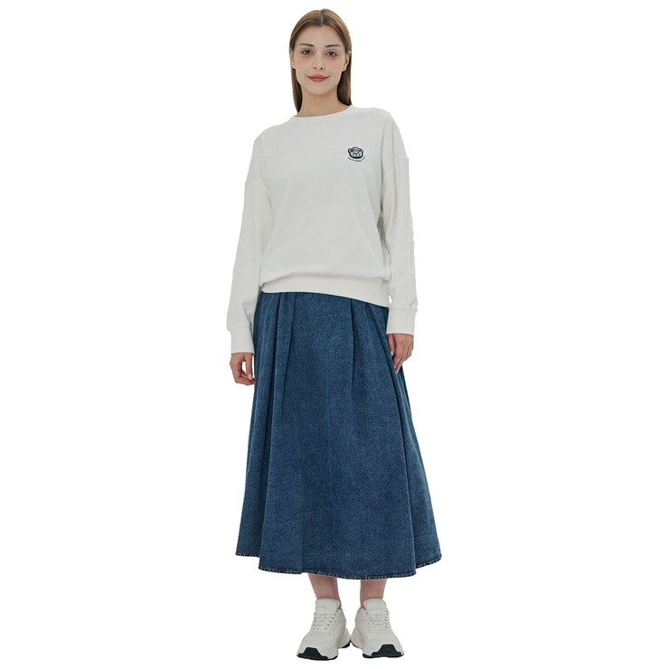 UCLA 여성 세미크롭 스웨트셔츠