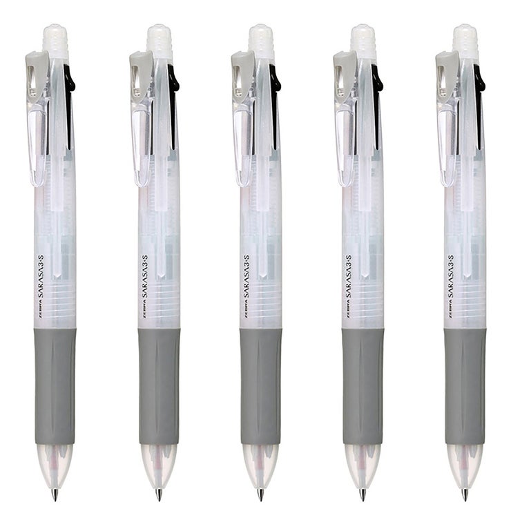 제브라 사라사 3+S 중성펜 0.5mm 5개