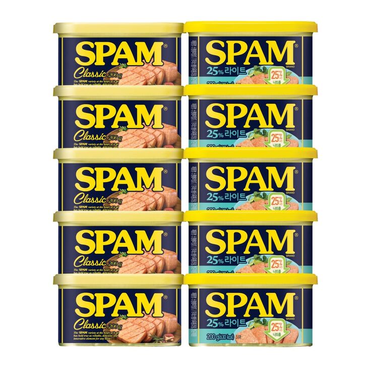 스팸버라이어티팩 (클래식 200g x 5 + 라이트 200g x 5)