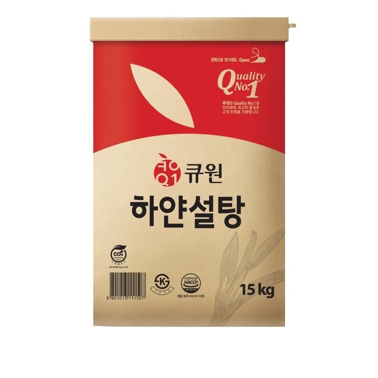 큐원 하얀설탕 15KG