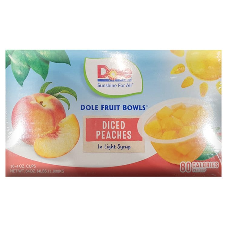 Dole 복숭아 과일컵 113g x 16