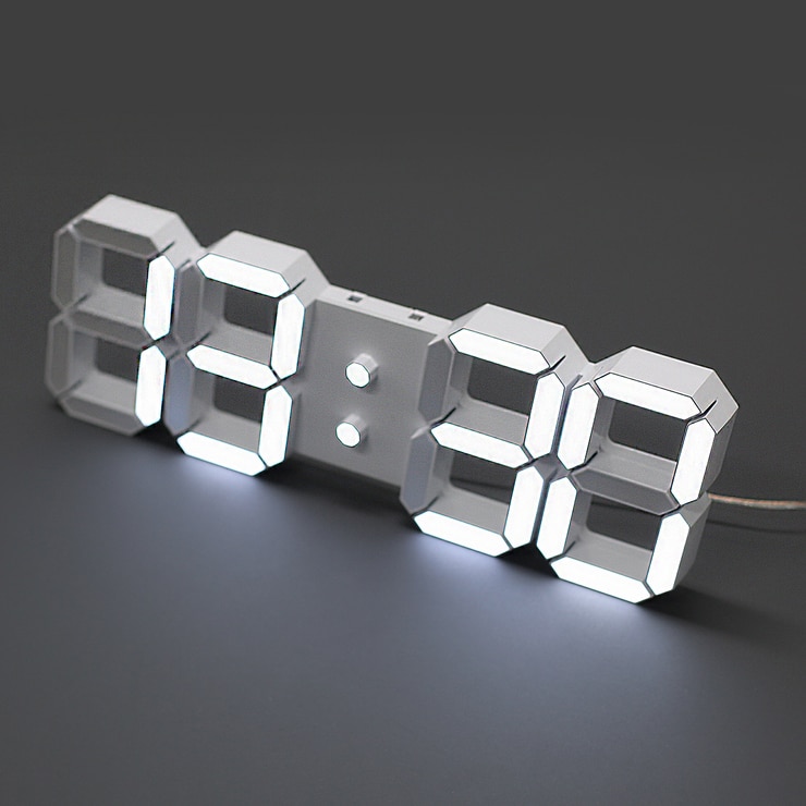 OWC 3D LED 벽시계