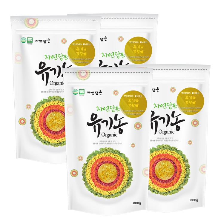 푸른들판 유기농 강황쌀 800g x 4