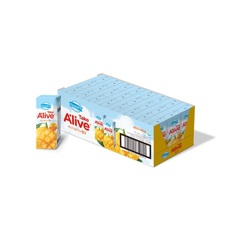 덴마크 얼라이브 망고주스 200ml x 24