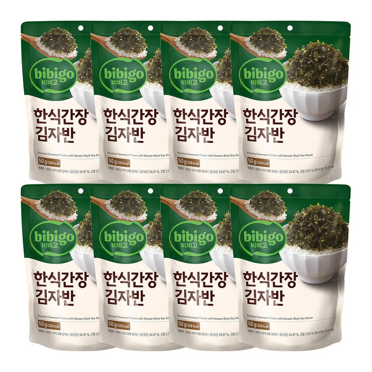 CJ 명가 김자반 한식간장 50g x 8