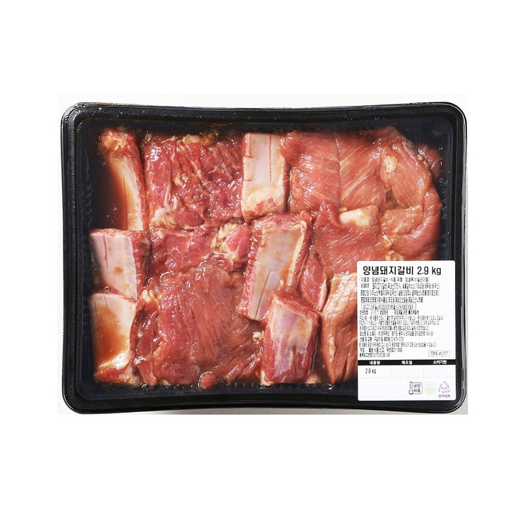 국내산 양념 돼지갈비 2.9kg x 2팩