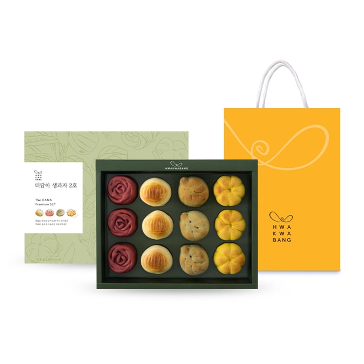 화과방 더담아생과자 2호 X 5세트/ 600g x 5