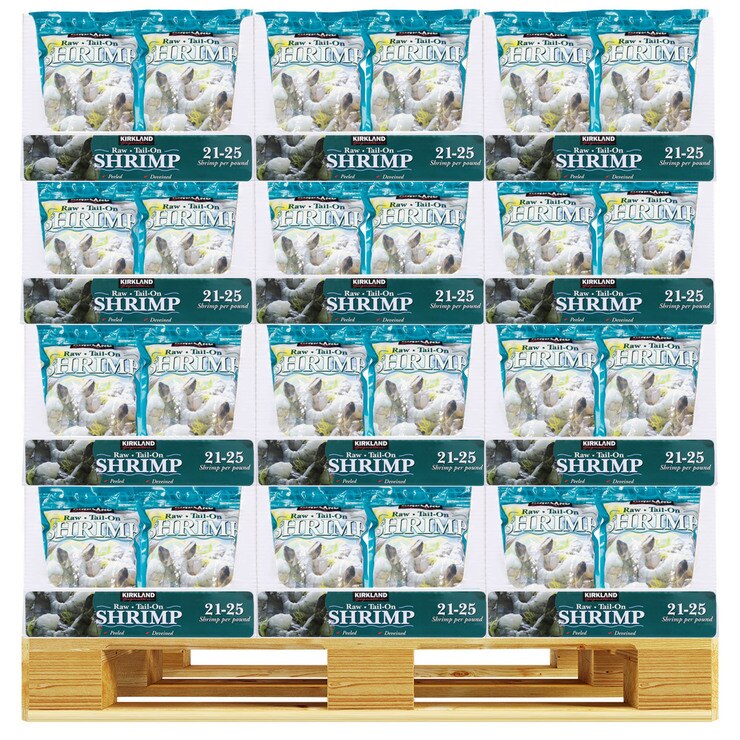 커클랜드 시그니춰 생새우 21-25 908g x 384개Tail On