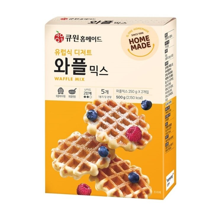 큐원 와플믹스 500g
