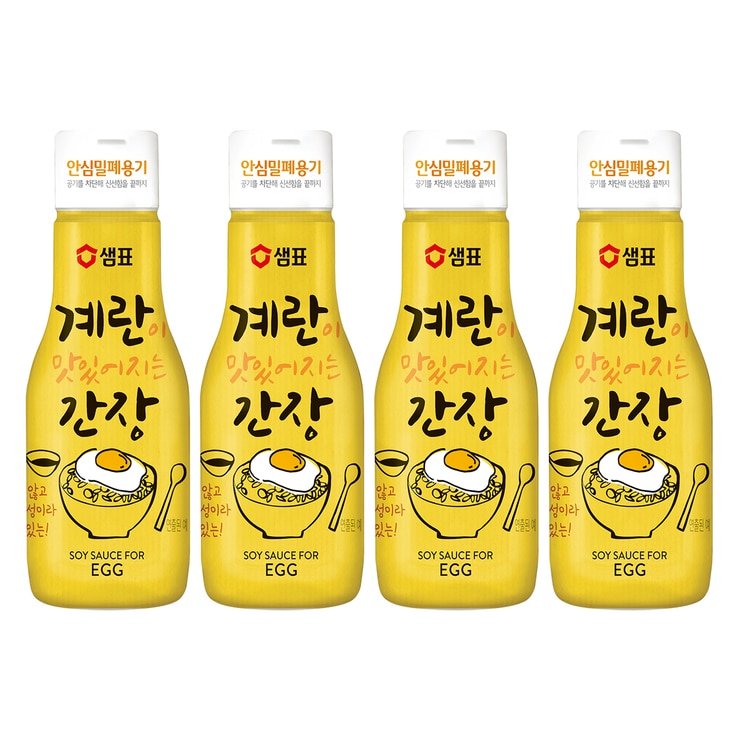 샘표 계란 간장200ml x 4