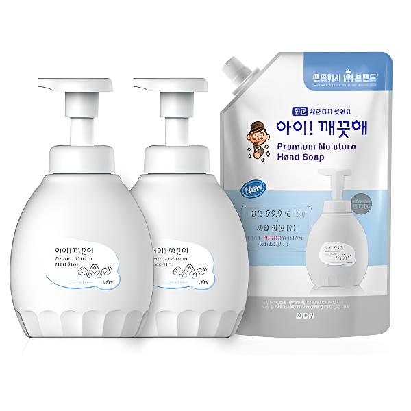 아이깨끗해 프리미엄 핸드워시 450ml x 2 + 리필600ml