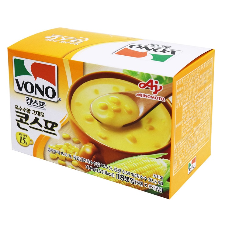 보노 옥수수알 그대로 콘스프 21g x 18
