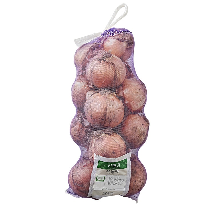 친환경 양파 2망(4kg x 2개)