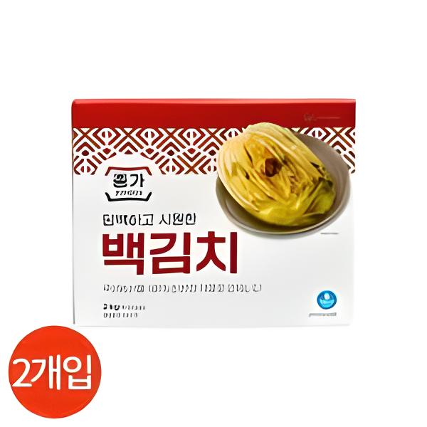 종가집 백김치 1KG X 2