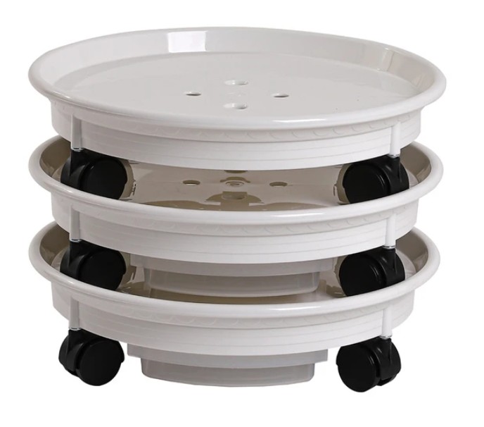 IRIS 아이리스 화분 받침대 3개 35 X 35 X 10 CM