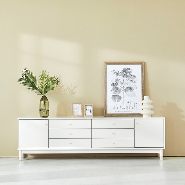 홈타임 퀸즈 거실장 2000