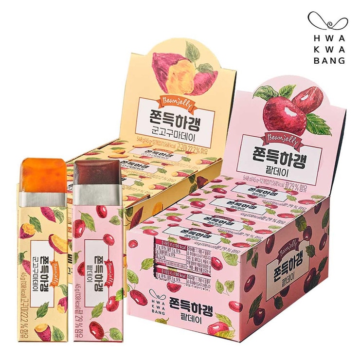 쫀득하갱 팥 & 고구마 데이 1620g / 540g x 3pk