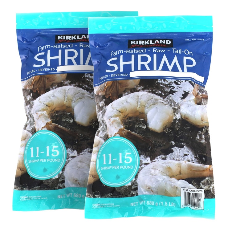 커클랜드 시그니춰 생새우 11-15 680g x 2 Tail On