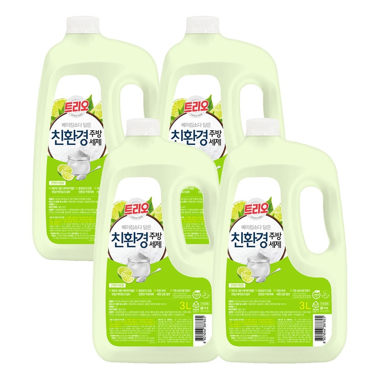 트리오 담은 주방세제 3L X 4