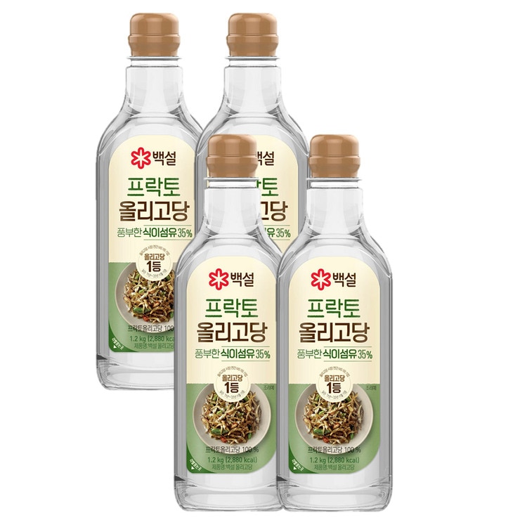 백설 프락토 올리고당 1.2kg x 4