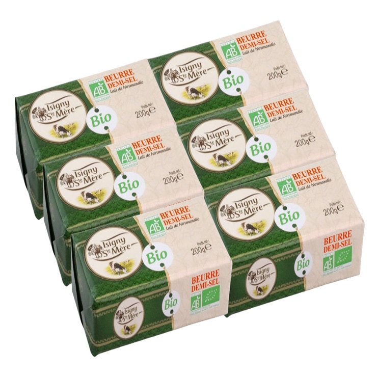 ISIGNY 유기농가염버터200g x 6