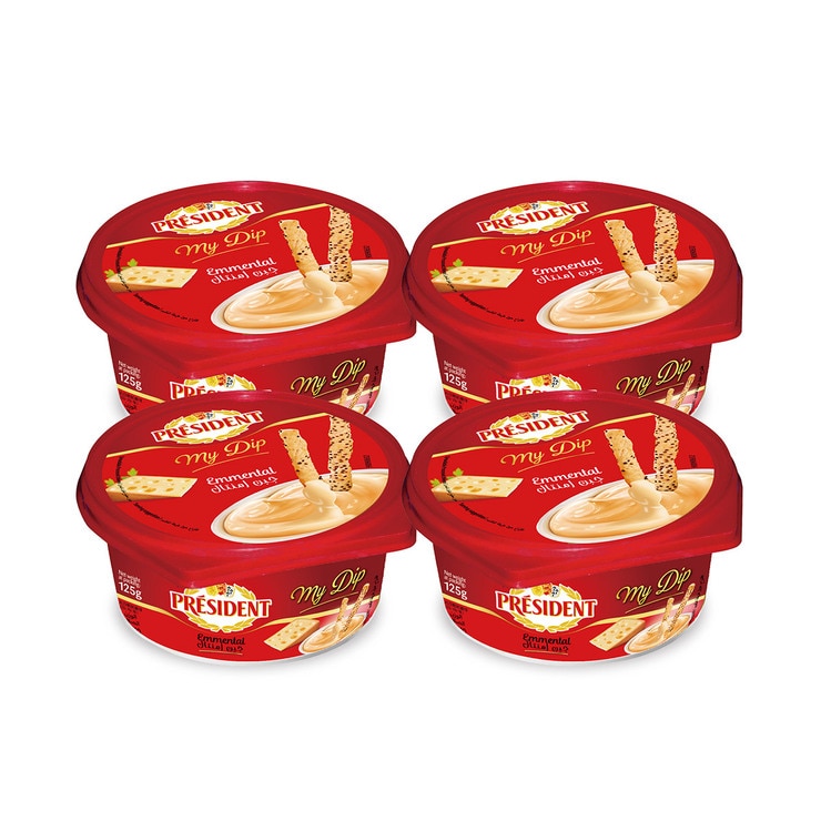 프레지덩마이딥 에멘탈 125g x 4