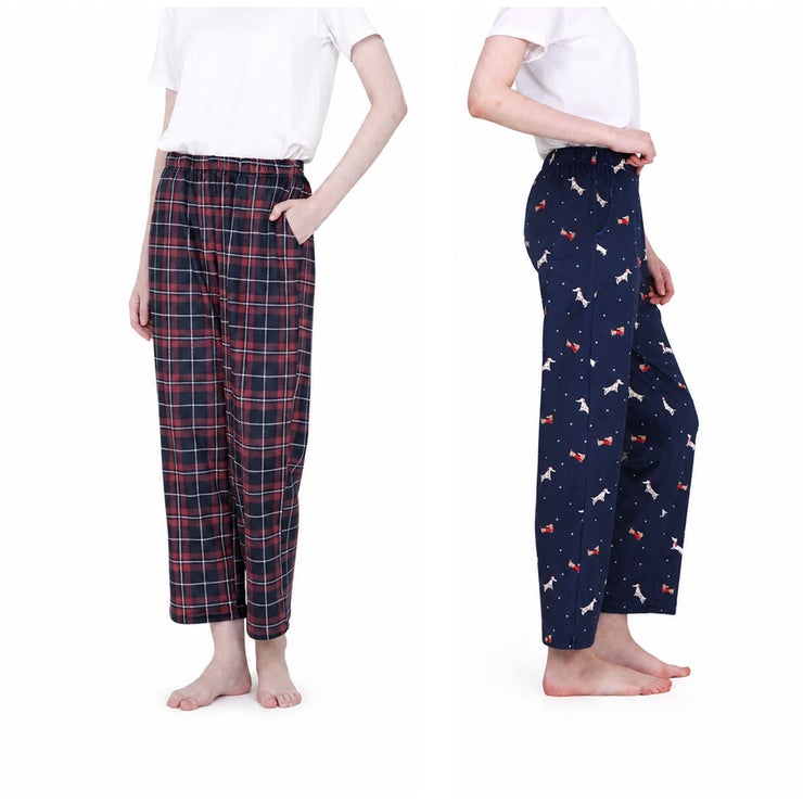 비비안 여성 라운지 바지 2pk