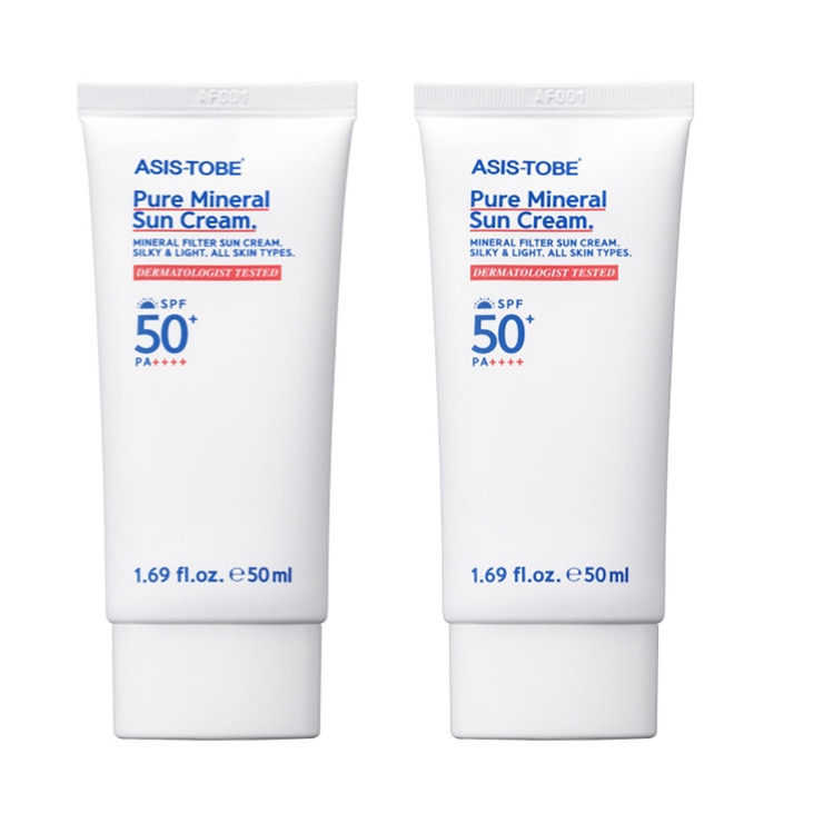 애즈이즈투비 퓨어 미네랄 선크림 50ml x 2