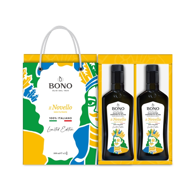 Bono 노벨로논필터 EVOO 500ml x 2 x 5세트