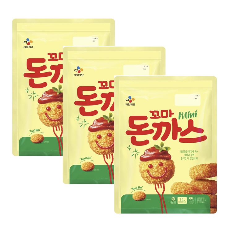CJ 꼬마돈까스 1.4Kg x 3