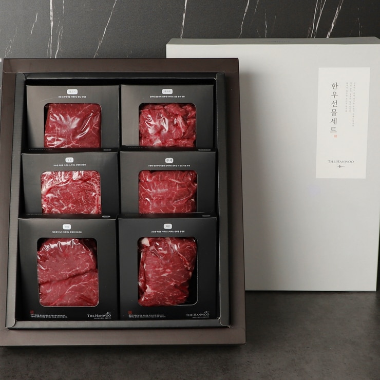 한우 1등급 냉장 모둠세트 300g x 6팩