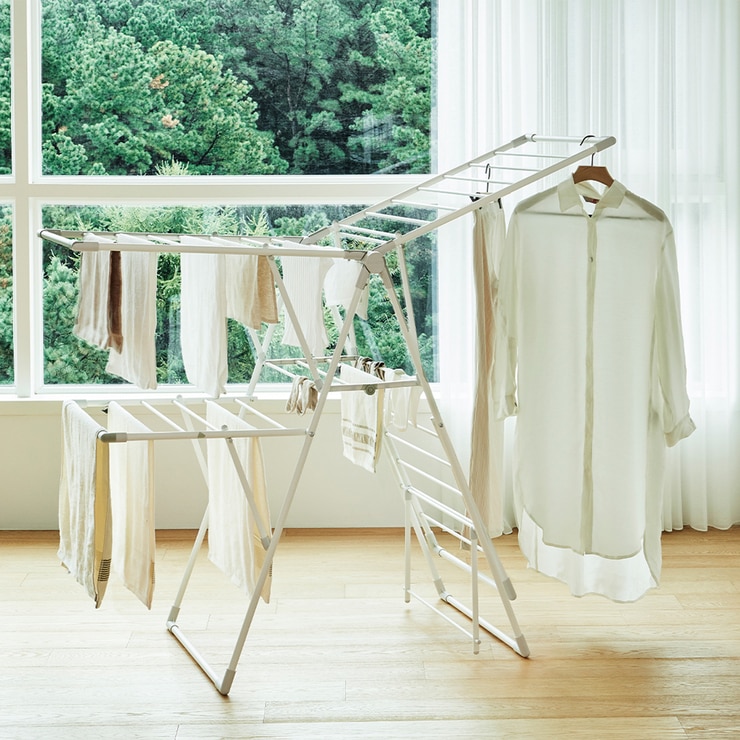 한샘 디럭스 양날개 빨래 건조대