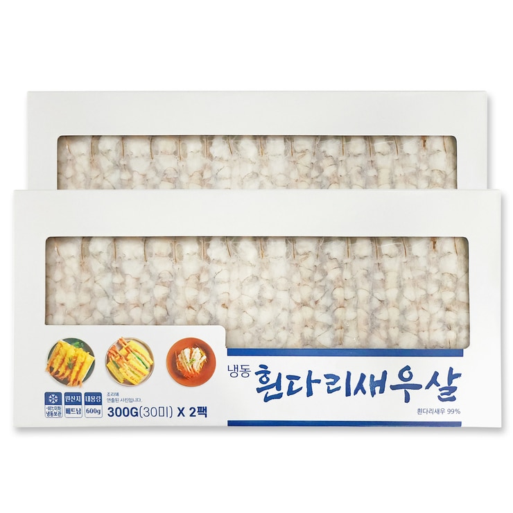 냉동흰다리새우살600g X 2pack