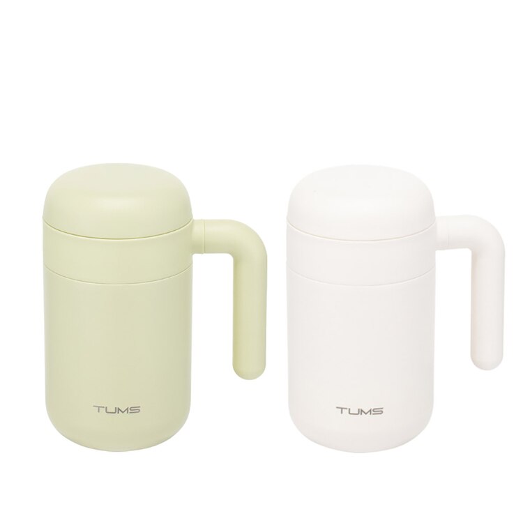 텀스 슈슈 스테인리스 핸들 머그 470ml 2P