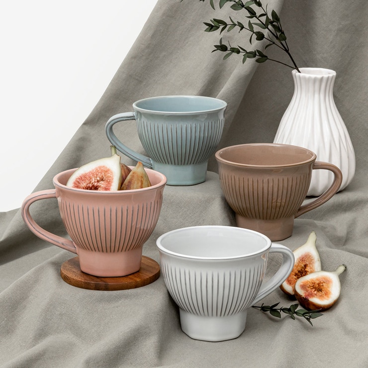 메종오브제 에샤드 아티어 세라믹 머그 300ml 4P