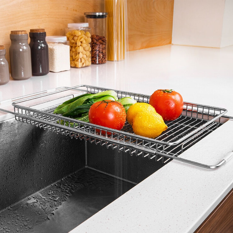 4BNK 스테인리스 확장형 싱크랙 1P