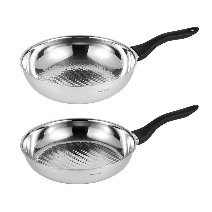 에델코첸 통3중 프라이팬 & 웍 팬 세트 2P (28cm)