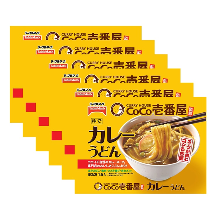 테이블마크코코이찌방야 카레우동 347g x 6