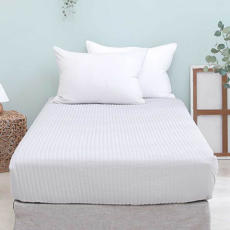 에이프릴앳홈 60수 고밀도 워싱면 올인원 매트리스커버 -싱글