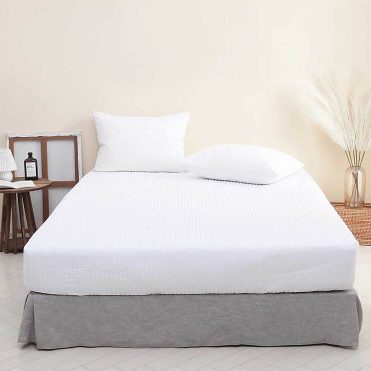 에이프릴앳홈 60수 고밀도 워싱면 올인원 매트리스커버 - 퀸