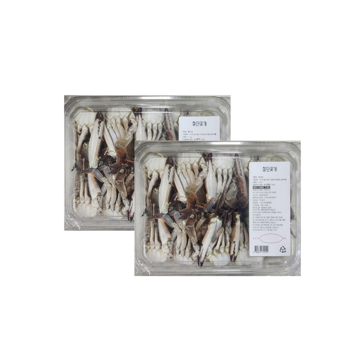 절단꽃게 1.2kg X 2pack