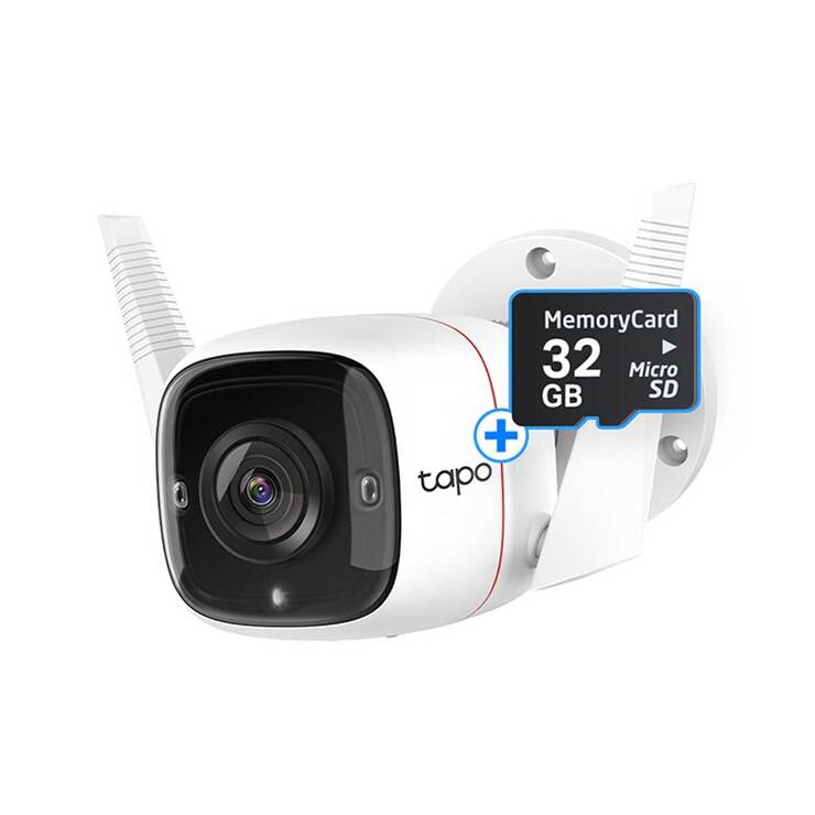 Tapo 무선 보안 카메라 TC65 + MicroSD 32GB 세트
