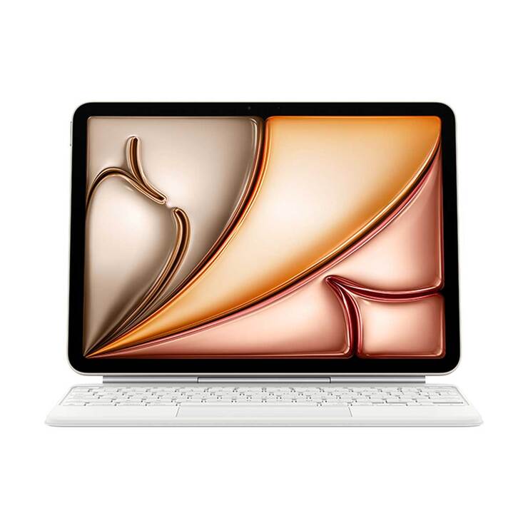 Apple 매직 키보드 M3/M4 iPad Air 11 모델용 화이트