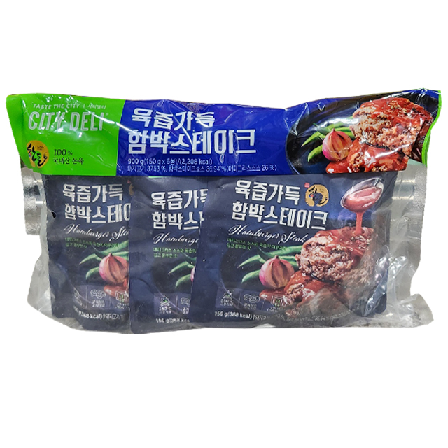 삼립 시티델리함박스테이크 150g X 6