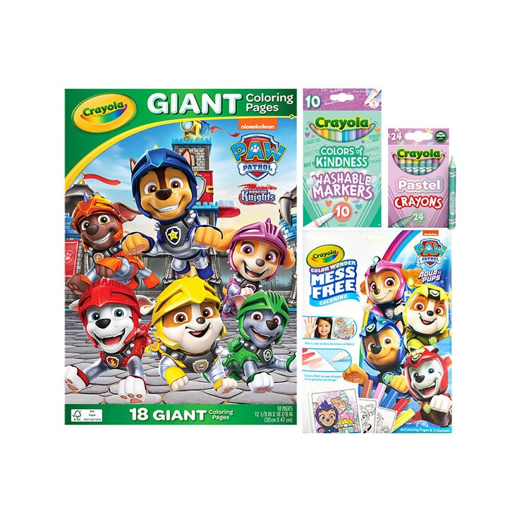 크레욜라 퍼피구조대 드로잉 세트