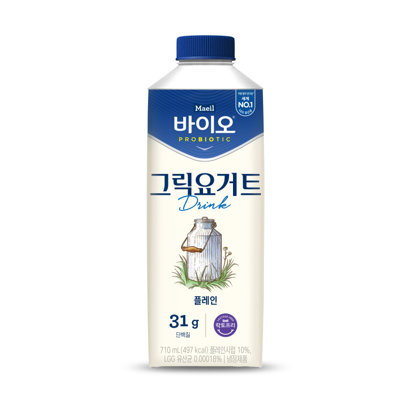 매일바이오 그릭 드링킹 플레인 710ML X 2 ( 무가당)