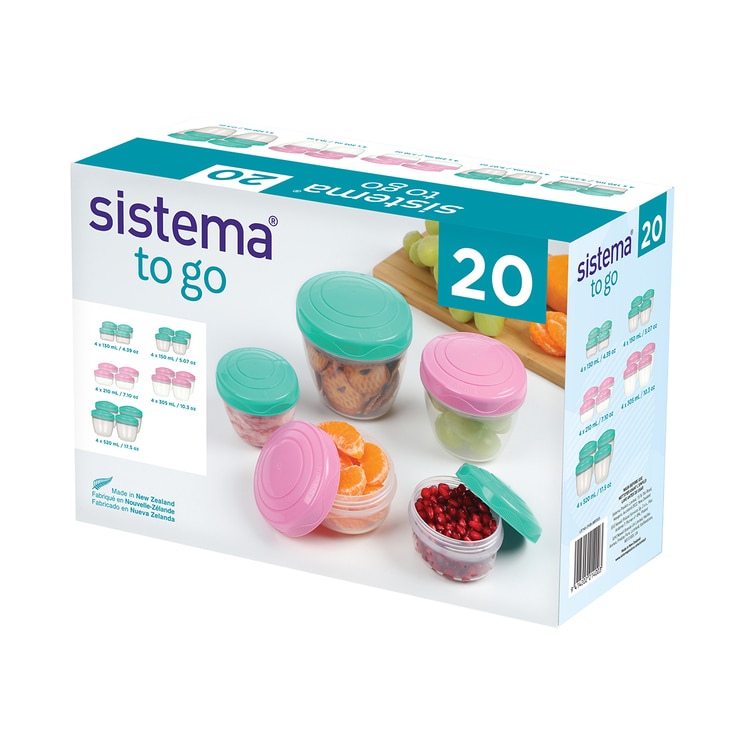 시스테마 투고 스낵 보관용기 세트 20P