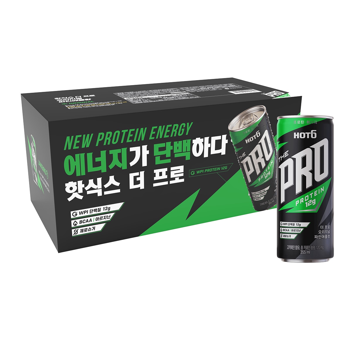 핫식스더프로오리지널 355ML X 18